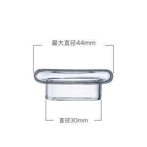 Inmeet Professional Whiskey Tasting Cocktail Glass Lid Perfume Cup Cover Cocktail Making Accessory Glass Leakproof Cup Lid
