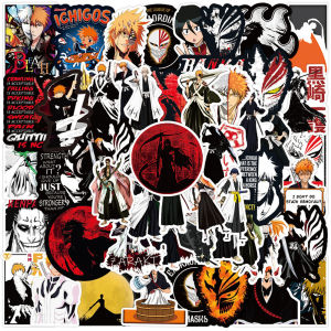 BLEACH Anime Graffiti Bộ Hình Dán-Kurosaki Ichigo Hoạt Hình Đề Can Cho Vali Mũ Bảo Hiểm Thoáng Mát Chống Nước Hoạt Hình Nhật Bản 10/30/50 Chiếc