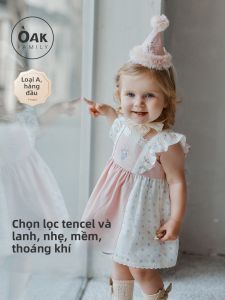OAK FAMILY | Đầm Hè Cho Bé Gái Có Tay Cánh Nhỏ