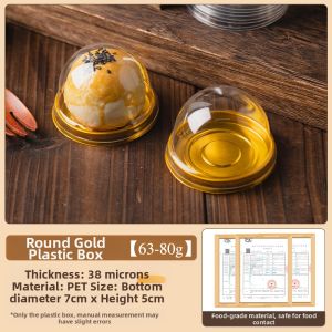 MEIDI | Transparent Round Mooncake Packaging Box