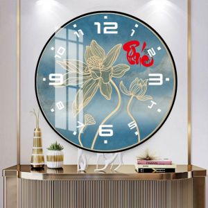 Đồng hồ treo tường kim trôi nhiều mẫu decor phòng tặng đinh treo size 30cm 40cm