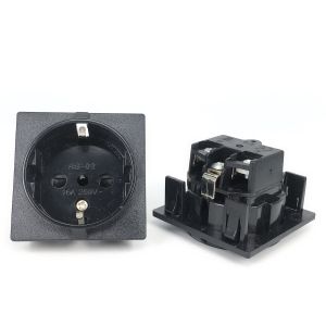 Europe socket embedded industrial outlet Inverter output socket EU universal electrical RussiaSouth Korea AC power connector16A