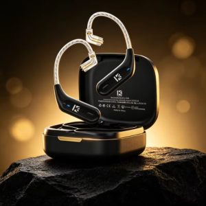Kbear | IEM Bluetooth Earhook Adapter BT15 PRO KBEAR Bluetooth 5.4 Waterproof Long Battery With QDC Pins Wireless Cable For for KZ ZS12