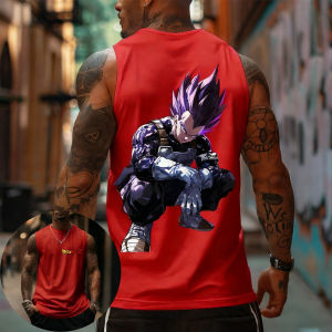 Bandai | Cyber Functional Vegeta Summer Sleeveless Fitness Vest Men and Women Wear Fitness Out of The Street Directly Handsome Fried