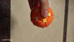 3D Printed Press-to-Spin Fidget Ball Stress Relief Gyro Spinner Ball Fingertip Sensory Toy Desk Toy Portable Anxiety Relief 解压旋转球 指尖减压玩具 创意礼物