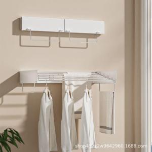 No-drilling Bathroom Shelf Wall Mounted Invisible Folding