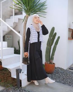 FASHION WANITA - ORNELLA  MIDI DRESS - MIDI DRESS - dress wanita dewasa - dress cantik kekinian