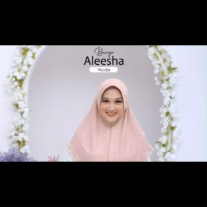 Terbaru Azamka Hijab Bergo Aleesha Kerudung Instan Jersey Signature Premium