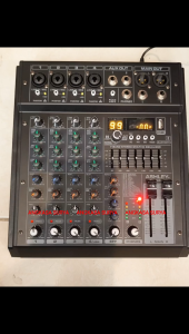 Mixer Audio ASHLEY SAMSON 4 ORIGINAL / MIXER ASHLEY SAMSON4 / Mixer 4 Channel USB Bluetooth Equalizer Soundcard Reverb 24 Bit 99 Dsp