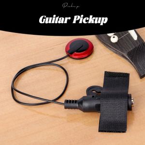 Plastic+Metal Guitar Pickup - Easy Install Piezo Contact Microphone for Violin & Guitar Professional Clip-on Pickup Guitar Parts