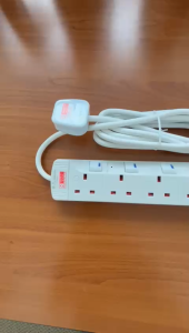 DT England 6M Extension Socket Cord With 4 USB Approved Surge Protection Safety Mark ( 6 Metre ) 2 / 3 / 4 / 5 / 6 Way