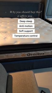 [HARGA DIRECT KILANG] I HOME Lienca Grantas 14 Inches Deep Sleep System Therapy Premium Coil System Mattress Bonnel Spring Memory Foam