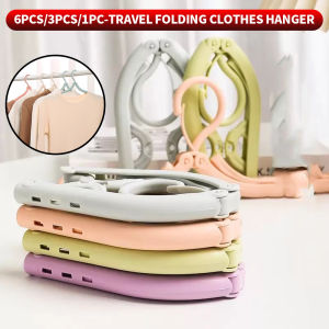 6PCS/3PCS/1PC Portable Folding Travel Hanger - Space saving Drying Hanger Travel Hanger