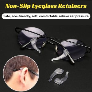 Non-Slip Eyeglass Retainers Silicone Stay Put Ear Grip Hooks Anti-Skid Protectors Glasses Temple Holder