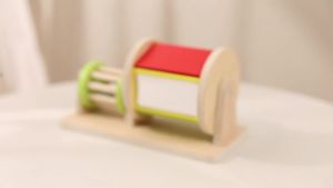 Hộp Nhạc Gỗ Montessori Đồ Chơi Lắc Tay Trống Xoay Đồ Chơi Giáo Dục Màu Macaron Thiết Kế Tròn Chữ Nhật Dành Cho Trẻ Nhỏ 0-6 Tuổi