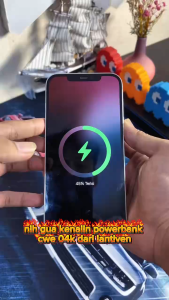 WANKEI LENTIVEN Powerbank 10000mAh Wireless Charger Mini Fast Charging For Iphone Type C CW04K