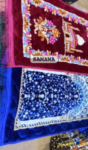 COD Sajadah Import Tebal dan Lembut Memiliki Rumbai Serta dilapisi Busa Serat Dengan Ukuran Jumbo 115x70 cm