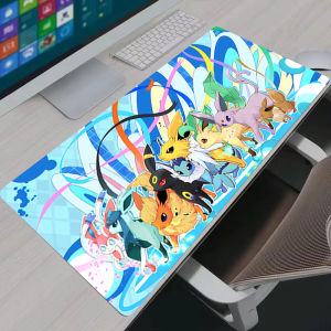 Bandai | Anime Kawaii Eevee XXL Miếng Lót Chuột-Bàn Phím Chơi Game Thảm Văn Phòng PC Game Thủ Để Bàn Thảm Cao Su Phụ Kiện Laptop