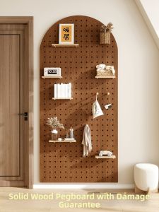 BEIQIVI | Custom Wall Mounted Pegboard Storage Rack Arched Design
