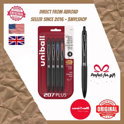 Uni-Ball 207 PLUS+ Gel 0.7MM Black Blue & Red