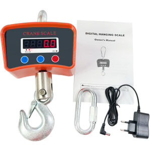 500kg Mini Industrial Crane Digital Hanging Scale Crane Scale Hook Scale with LED