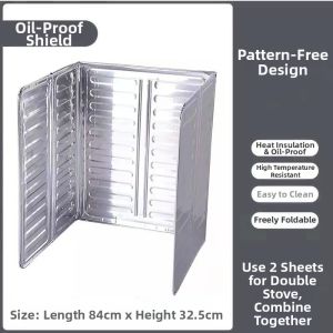 YUYOU | Oil Splash Guard Heat Resistant Fireproof Baffle Plate