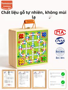 TONGMUXING | Bàn Cờ Đa Năng Từ Tính Gỗ Dạy Học Cho Trẻ Em