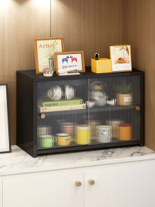 ตู้เสื้อผ้าแบบยูนิวัลสำหรับใช้ในบ้าน ชั้นวางของอะครีลิกขนาดเล็ก พื้นที่ใช้สอยบนโต๊ะ ชั้นวางของสำหรับจัดระเบียบในบ้าน ป้องกันฝุ่น