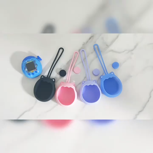 Compatible with Tamagotchi Paradise-Compatible Silicone Case with Lanyard (One-Piece)