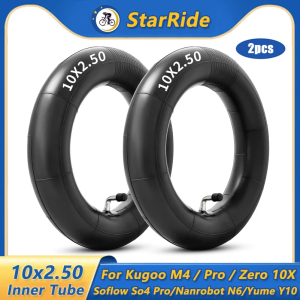 2pcs Suitable for 80/65-6 10X3.0 255X80 Tire Inner Tube 10X2.50 Thicker Tubes for Kugoo M4 Pro Zero 10X Electric Scooter Parts