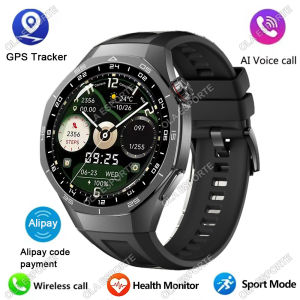 2025 New Fashion Watch 5 Pro GPS NFC Smart Watches Men 1.5 AMOLED Health Monitor IP68 Waterproof Bluetooth Calls Smart Bracelet