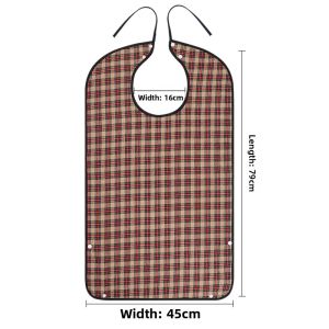 Pure Cotton Adult Eating Bib Oil Resistant Elderly Saliva Towel Senior Meal Cover Gown Baby Feeding Accessories Child Feeding