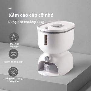 KAWEIRUI | Hộp Lưu Trữ Gạo Chống Mốc Chống Ẩm Kín Khí và Tự Động Phân Phối