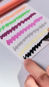 Acrylic Marker Pen Square Box Marker Set Painting Coloring Set Colored Pen Art Supplies