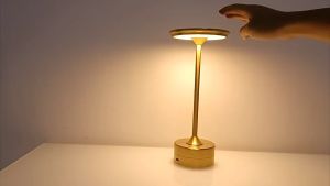 Touch Dimming Table Lamp Night Light USB Rechargeable Decorative Eye Protection LED Vintage Bedside Bedroom Bed Desk