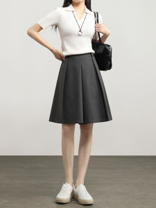 HIPPIE MISS | Spring New High-Waisted Slimming Versatile Mini A-Line Skirt