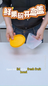 Tupperware 430ml Food Storage Container BPA-free Airtight Leak proof Stackable Salad Bowl with Lids(Random Color）