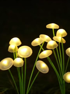 10LED Solar Jellyfish Mushroom Lawn Light IP65 Waterproof Outdoor Solar Lamp For Backyard Garden Decor
