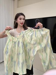 Cloud Cotton Padded Outdoors Wearing Ladies Cami Top Sleepwear