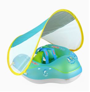 Baby Swimming Circle Sunscreen Thickened PVC Inflatable Anti rollover Childrens Lying Circle
