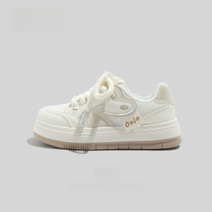 Giày Thể Thao Đế Dày Nhẹ Thoáng Khí Mùa Hè BEIER Giày Thể Thao Đế Bằng Mũi Tròn Đế Cao Su Cho Nữ Giày Thể Thao Thường Ngày