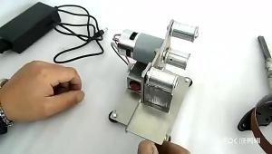 110V/220V Mini Belt Sander Electric Bench Grinder DIY Polisher for Metal Jewelry Wood Grinding with 30x330mm Sand belt