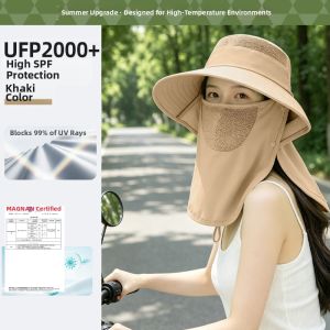 WANBAOLV | Face Covering UV Protection Fisherman Hat One-Piece Design