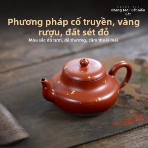 CHANGTAO | Bình Trà Đất Sét Tím Handmade 130cc