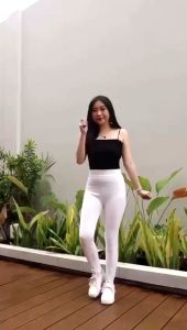Legging HW Basic Wanita Fit to 80kg / Legging Import Wanita / Legging Polos Wanita