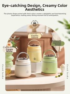 YONGLE | Hộp Cơm Giữ Nhiệt Nhiều Lớp Xách Tay Thép Không Gỉ 304
