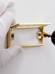 Handle Tarikan Laci Handle Pintu Lemari Gagang Minimalis Modern Persegi Panjang Bahan Alloy Handle