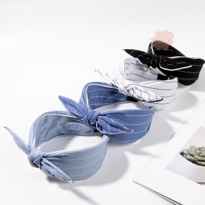 Strike Line Ribbon Hairband Headband Women 🍭 Korean New Fashion 🍭 Hair accessories Head band Cekak Rambut Korea 韩版横条发箍