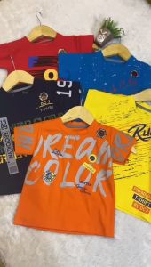 Atasan Anak Laki-Laki Kaos Katun Anak 2-12 Tahun