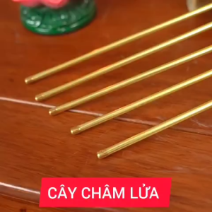 Cây Châm Dầu ĐồngThắp nếnđèn lyđèn dầu... tiện lợicó thể thay thế [dài 22cm]